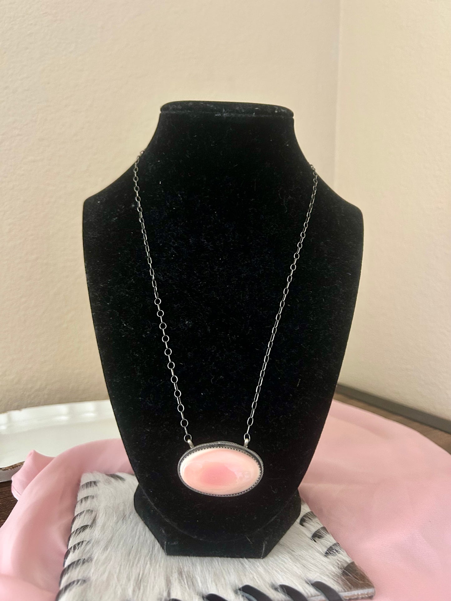 Pink Conch Necklace