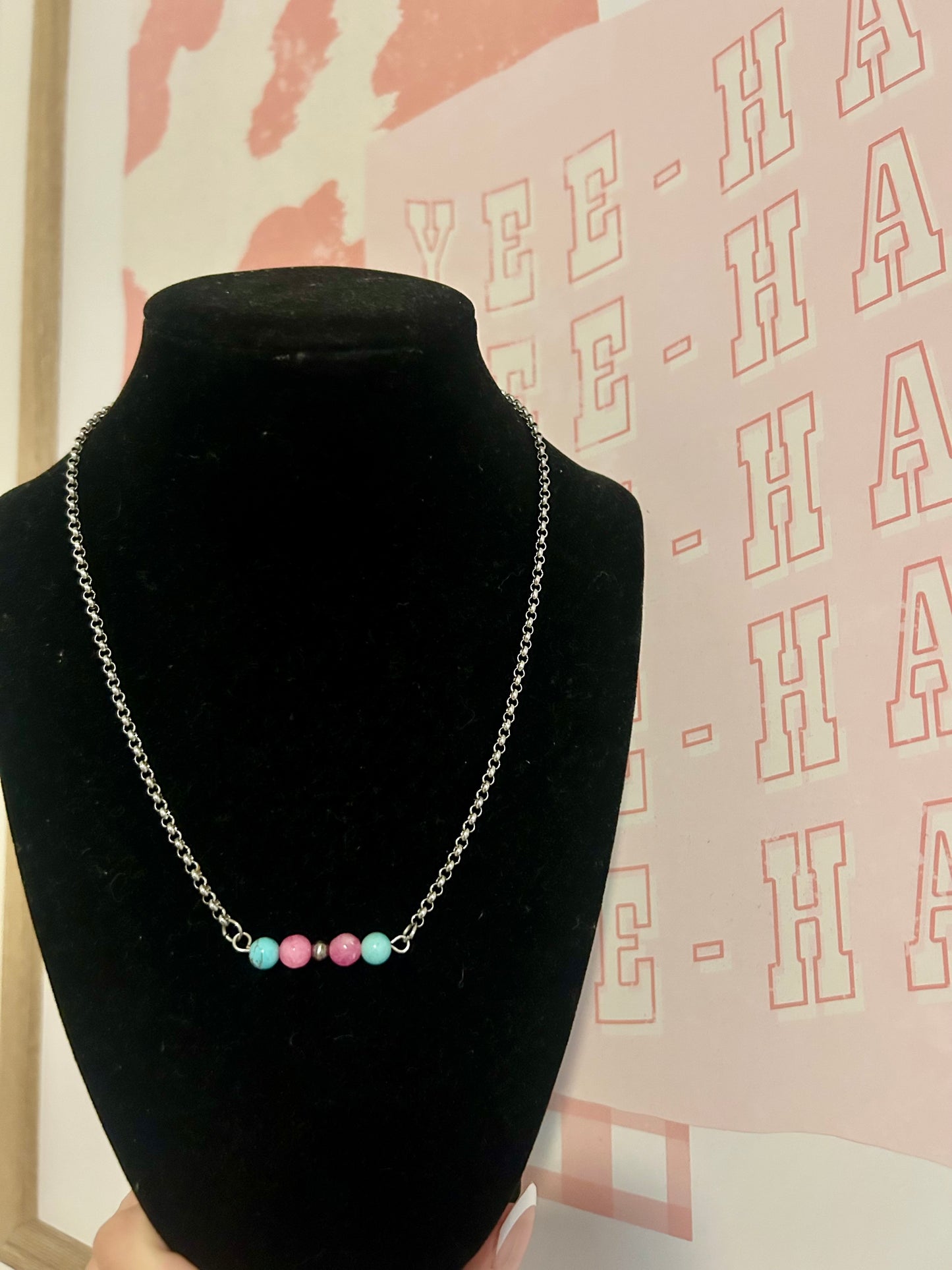 Cotton Candy Chain Necklace