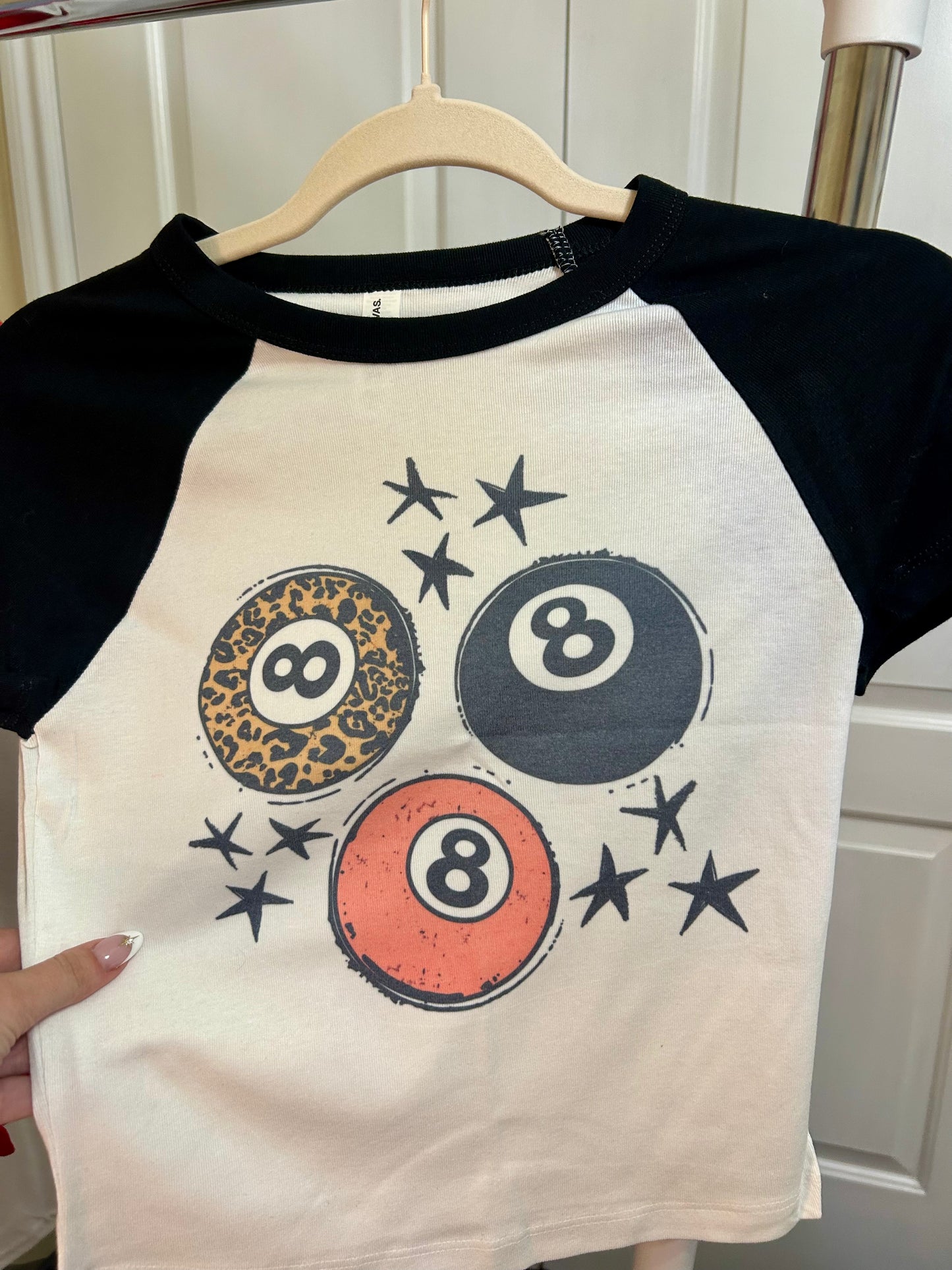 Three 8 Ball Baby Tee