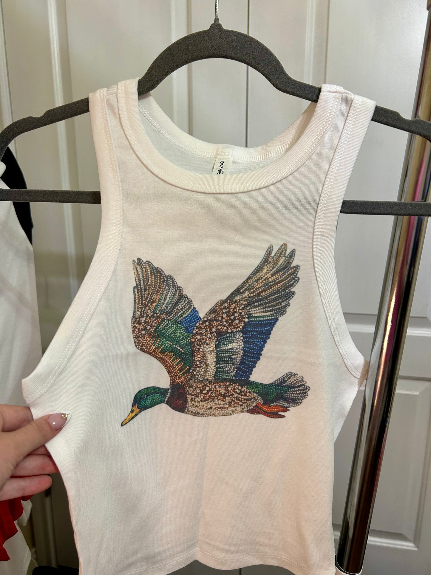 Rhinestone Mallard Tank