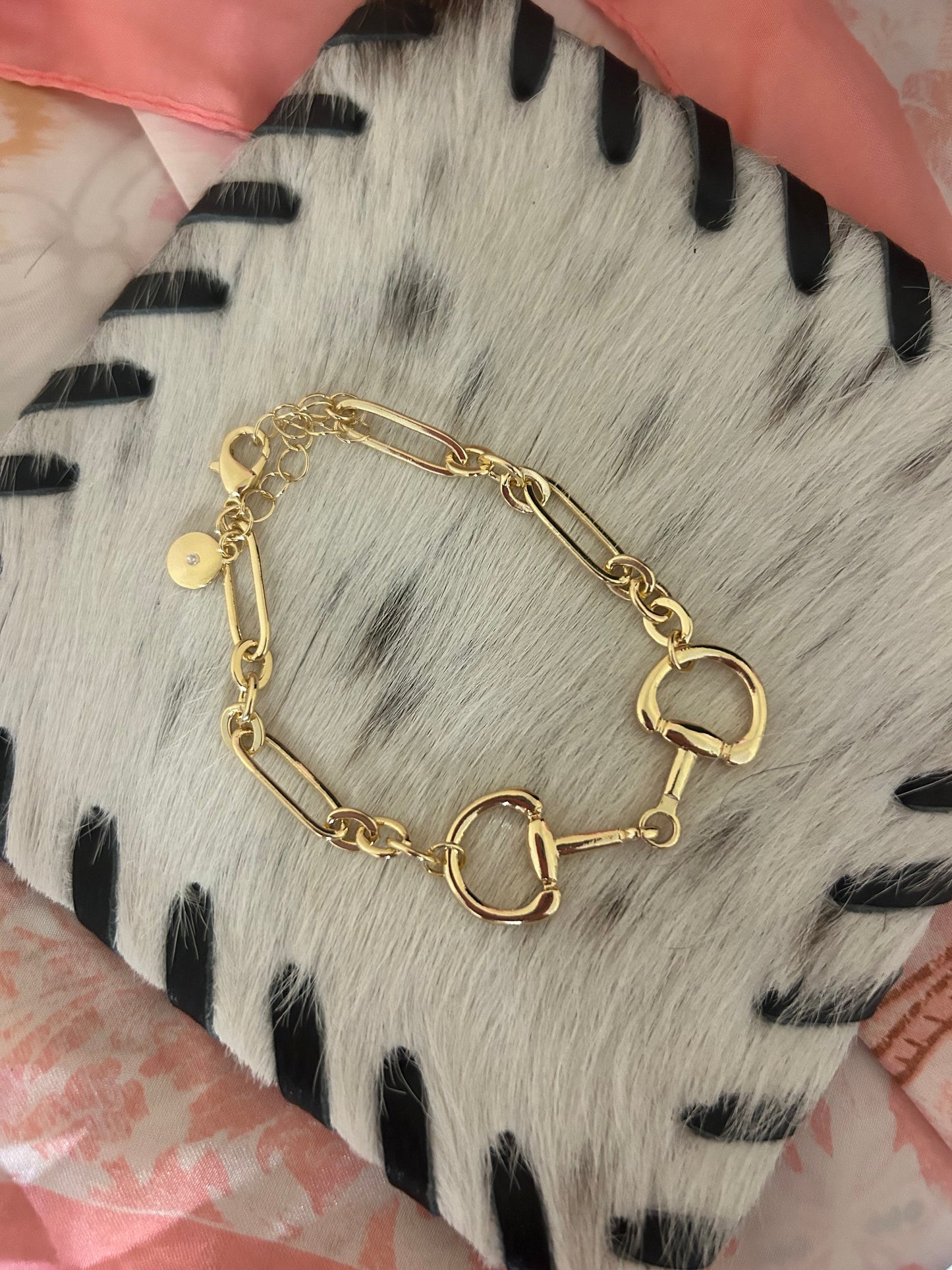 Gold Bit Bracelet
