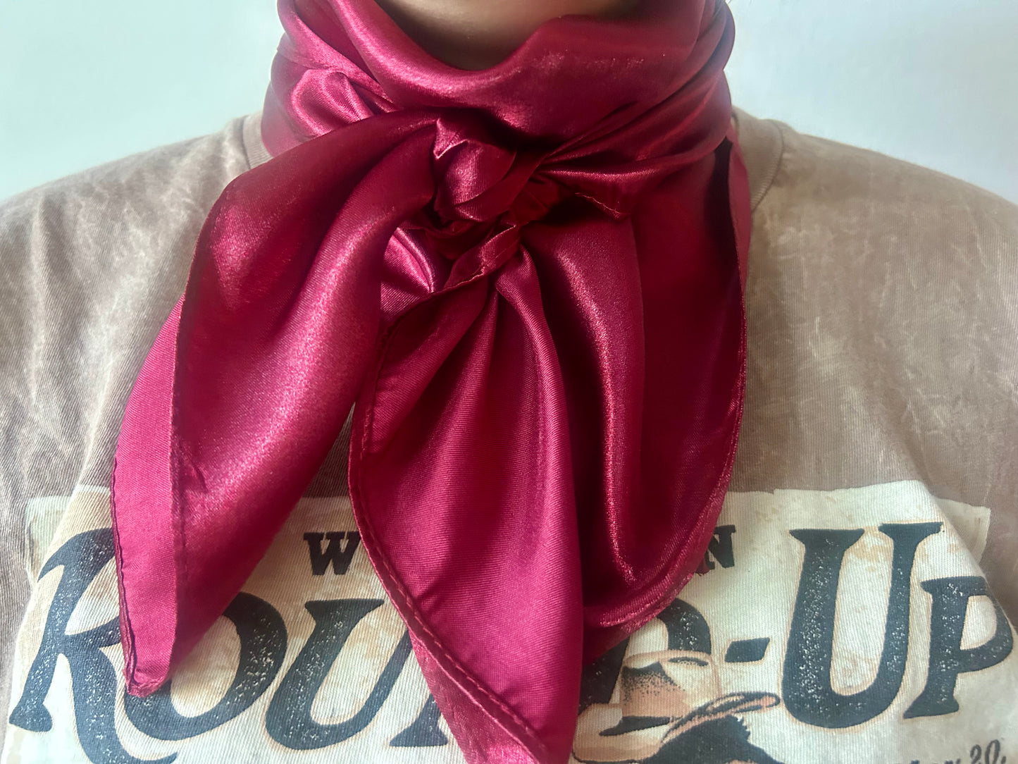 Burgundy Wild Rag