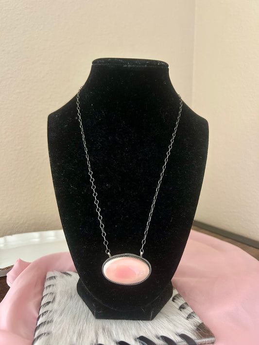 Pink Conch Necklace