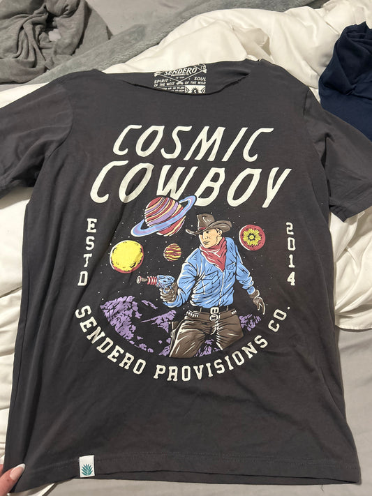Cowboy Cut Off Tee Shirt