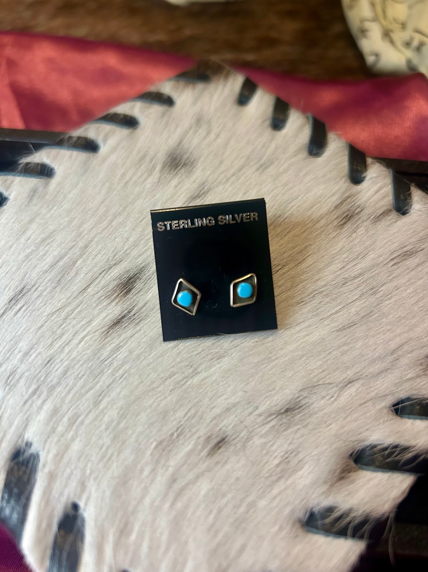 Turquoise Shape Studs