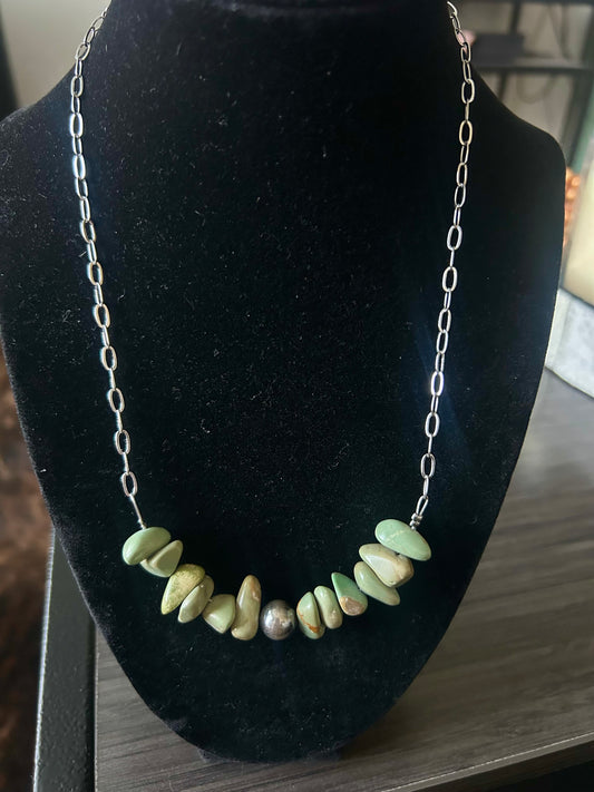 RESTOCK Turquoise Chip Necklace