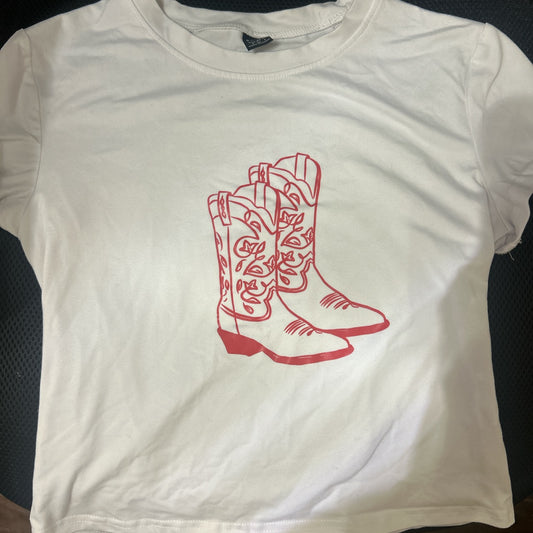 Cowboy Boots Baby Tee