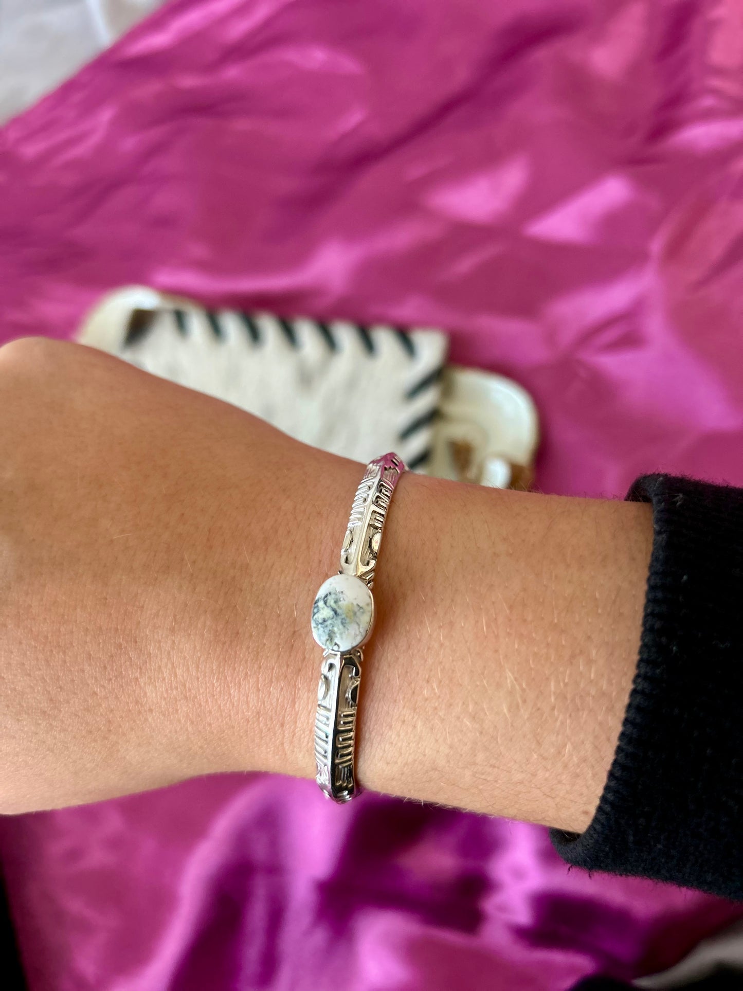 White Buffalo Cuff