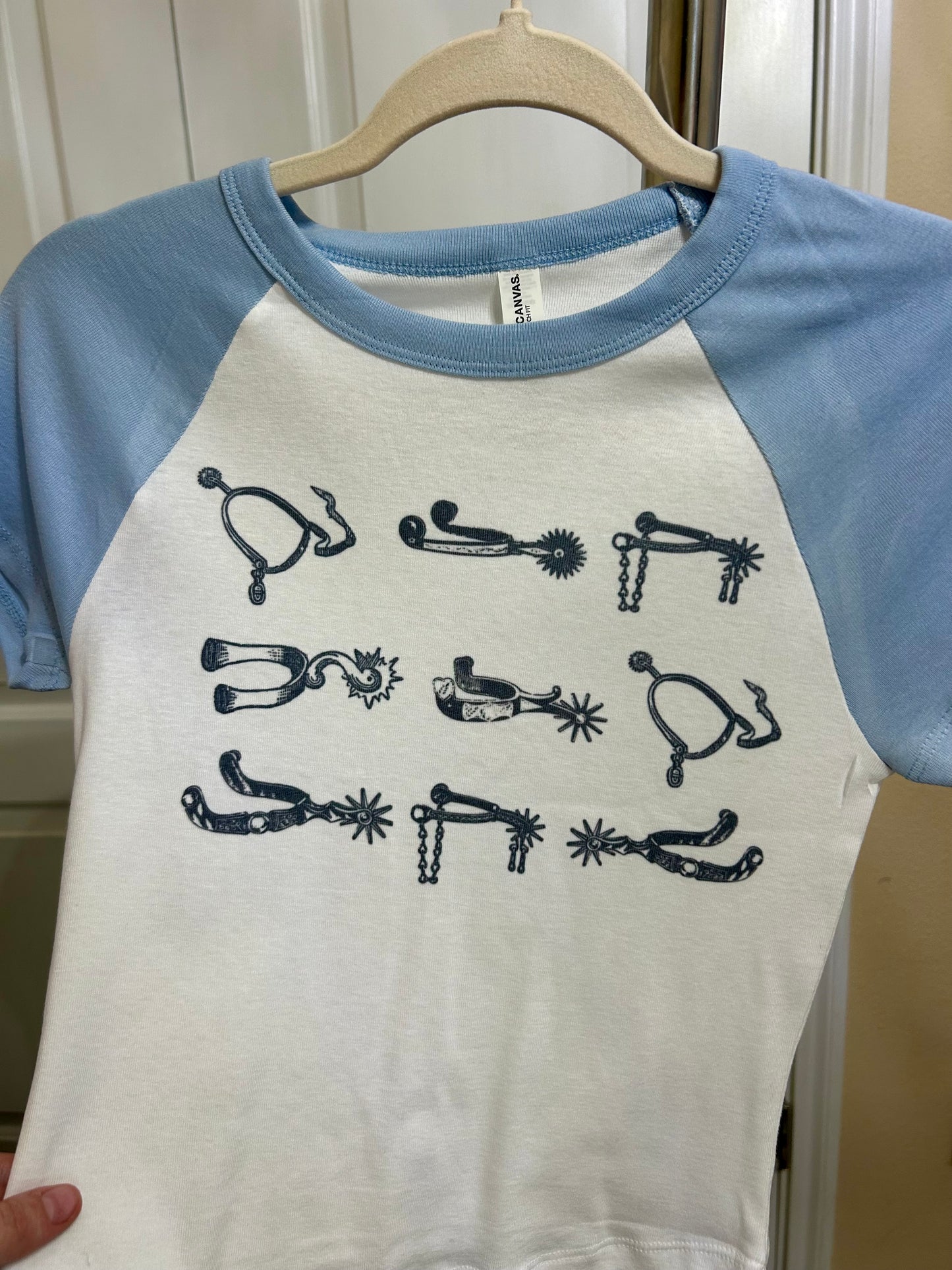 The Spurs Baby Tee (Blue)