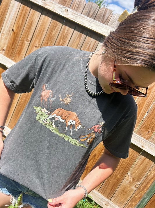 Cowboy Chaos Tee