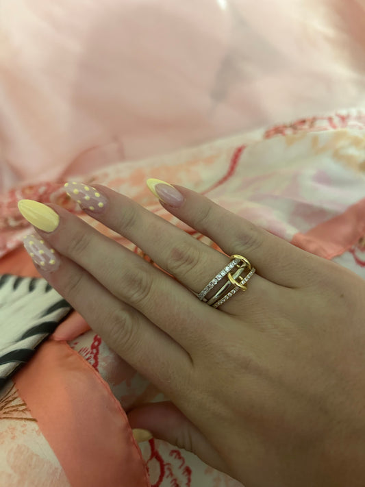 Interlocking Double Ring