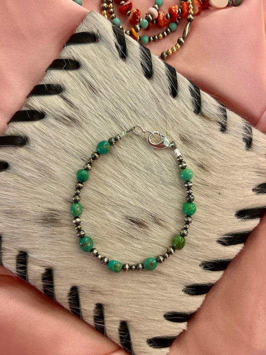 Turquoise Nugget Bracelet