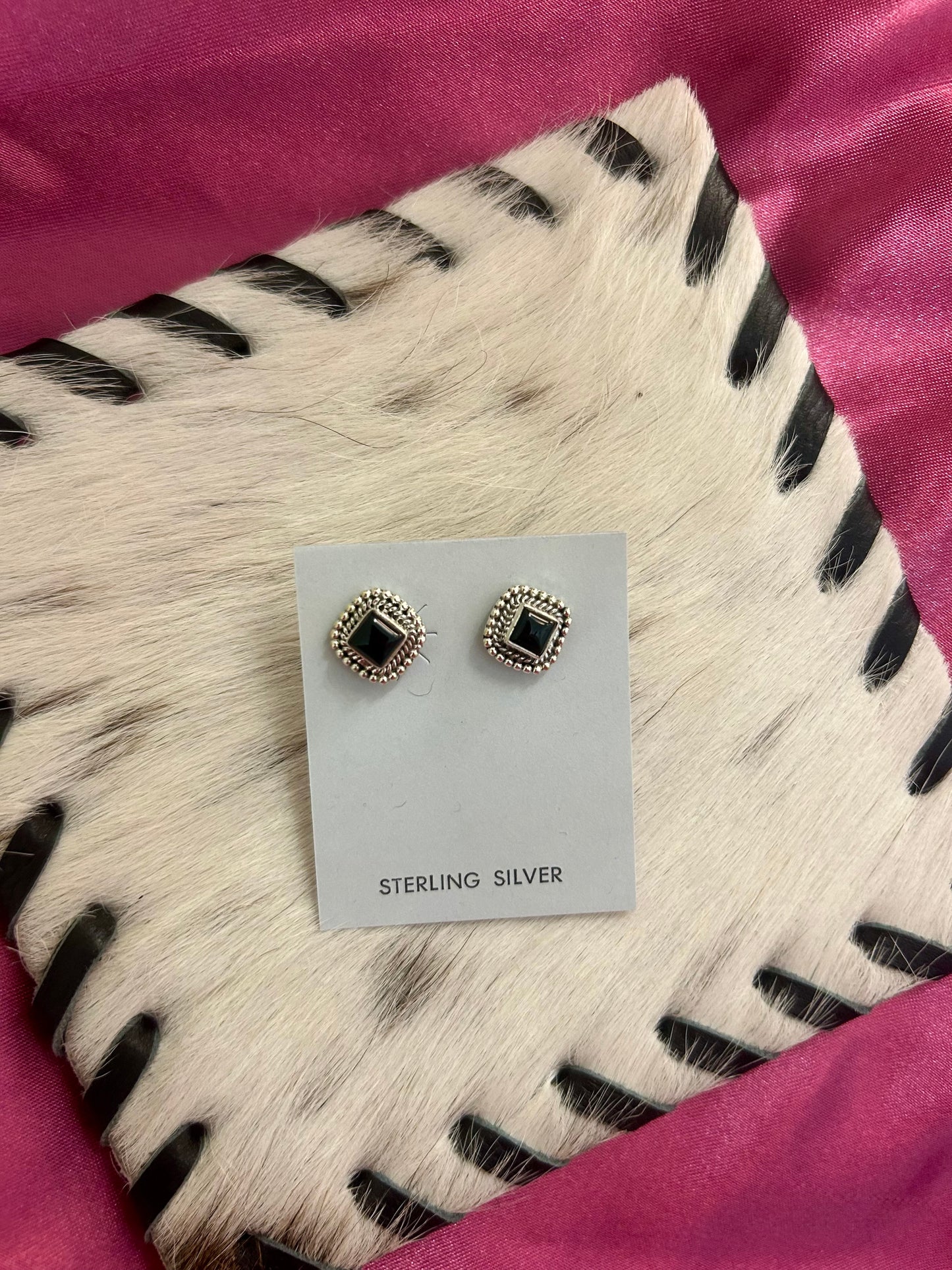 Black Onyx Studs