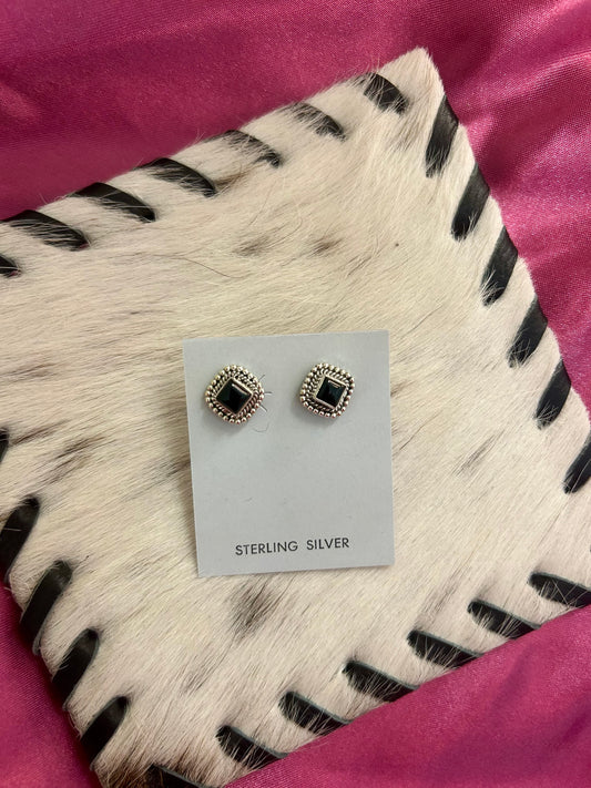 Black Onyx Studs