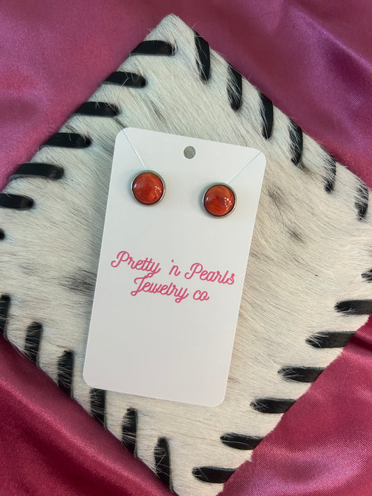 Red Spiny Studs